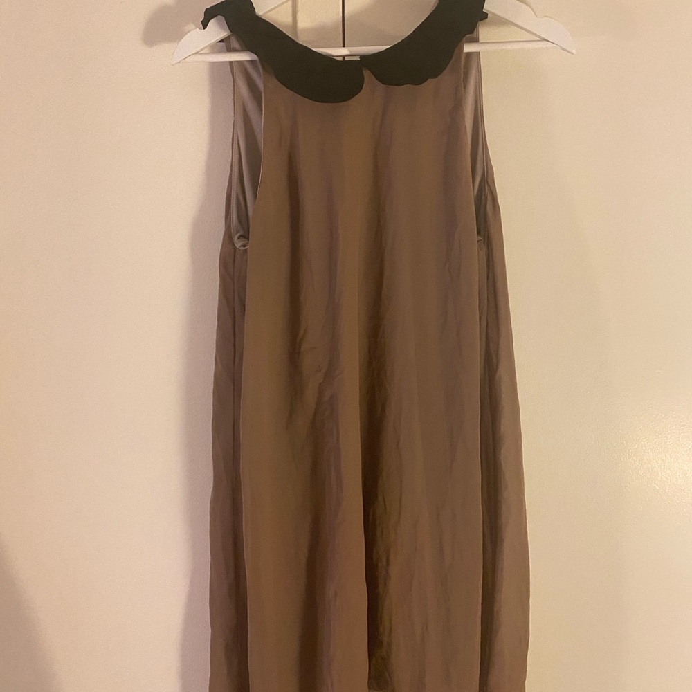 Strapless mini dress